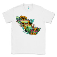 White Mexico Map Classic Tee - RanaPortraitStore