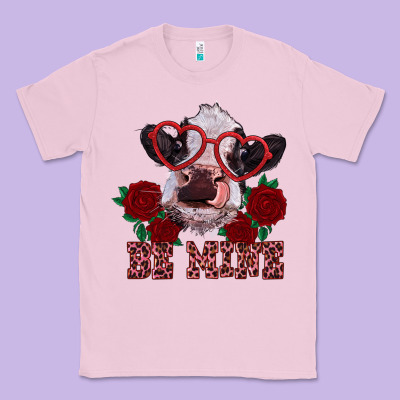 Be Mine Valentine's Day Calf Classic Tee Designed By Ranaportraitstore