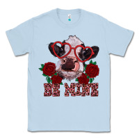 Dusty Blue be mine valentine's day calf Classic Tee - RanaPortraitStore