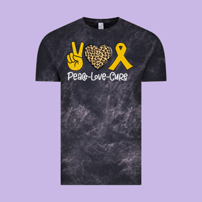Peace Love Cure Vintage Tee Designed By Bettercallsaul