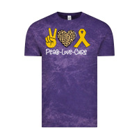 Cloud Purple Peace Love Cure Vintage Tee - Bettercallsaul