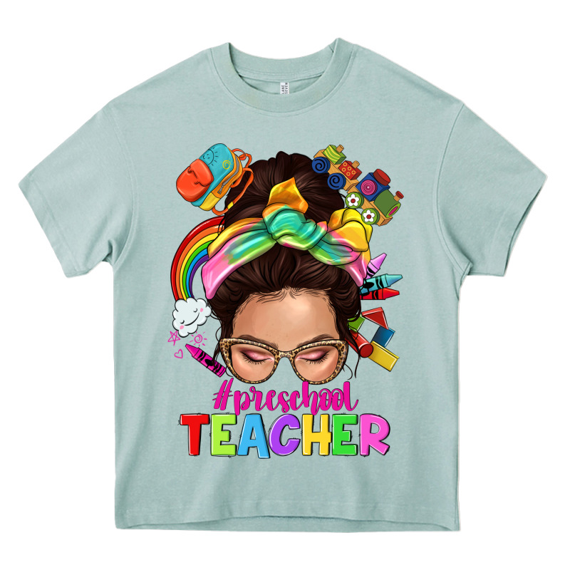 Preschool Teacher Heavy Core Tee by NancyCooperArtShop | Teevron