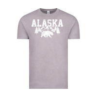 Vintage Zinc Alaska Mountains Forest Hunting Usa Vintage Tee - longCreatives