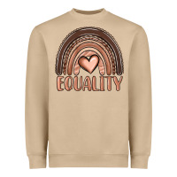 Equality Melanin Rainbow Heavyweight Sweatshirt | Teevron