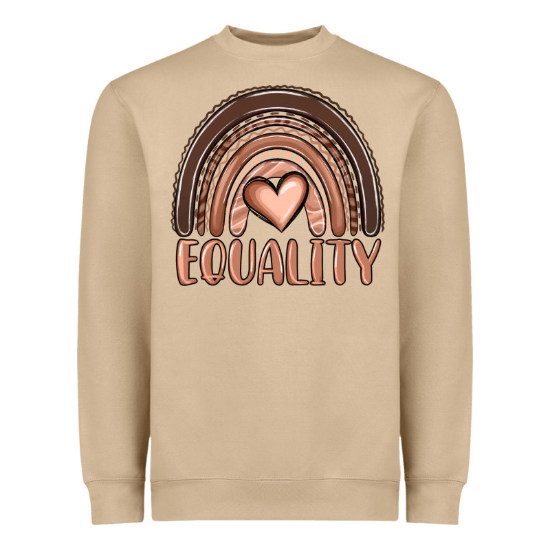 Equality Melanin Rainbow Heavyweight Sweatshirt by OliviaCreatesArt | Teevron