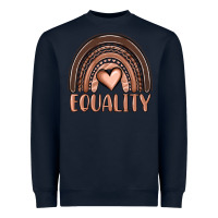 Navy equality melanin rainbow Heavyweight Sweatshirt - OliviaCreatesArt