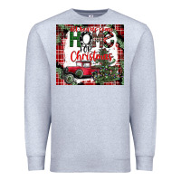 Heather Grey christmas homecoming celebration Premium Sweatshirt - CowhideDigitalArt