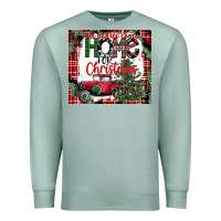 Seafoam christmas homecoming celebration Premium Sweatshirt - CowhideDigitalArt
