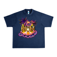 Navy Hot Mom summer Urban Heavy Tee - NancyCooperArtShop