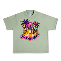 Oil Green Hot Mom summer Urban Heavy Tee - NancyCooperArtShop