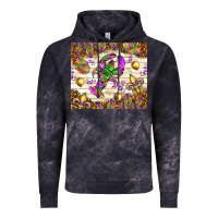 Cloud Black Mardi Gras with crab Vintage Hoodie - NancyCooperArtShop