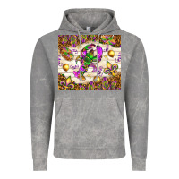 Cloud Rock Mardi Gras with crab Vintage Hoodie - NancyCooperArtShop
