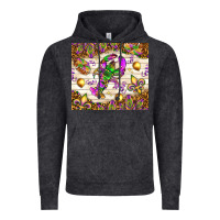 Vintage Black Mardi Gras with crab Vintage Hoodie - NancyCooperArtShop