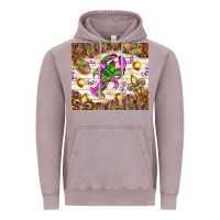 Vintage Zinc Mardi Gras with crab Vintage Hoodie - NancyCooperArtShop