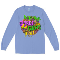 Colony Blue Love Mardi Gras Y'all Long Sleeve Tee - HowdyJamesFarm