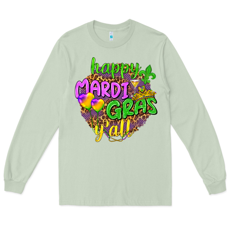 Love Mardi Gras Y'all Long Sleeve Tee by HowdyJamesFarm | Teevron