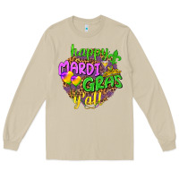 Mushroom Love Mardi Gras Y'all Long Sleeve Tee - HowdyJamesFarm