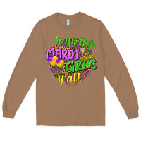 Toasted Coconut Love Mardi Gras Y'all Long Sleeve Tee - HowdyJamesFarm
