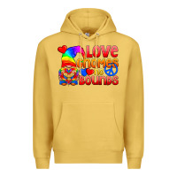 Antique Gold Love Gnomes No Bounds Premium Hoodie - BundleAndBundleShop