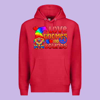 Love Gnomes No Bounds Premium Hoodie Designed By Bundleandbundleshop