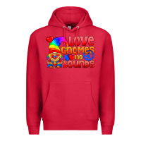Cardinal Love Gnomes No Bounds Premium Hoodie - BundleAndBundleShop