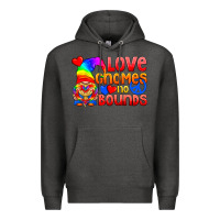 Charcoal Heather Love Gnomes No Bounds Premium Hoodie - BundleAndBundleShop