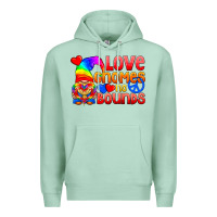 Seafoam Love Gnomes No Bounds Premium Hoodie - BundleAndBundleShop