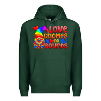 Sports Green Love Gnomes No Bounds Premium Hoodie - BundleAndBundleShop
