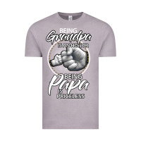 Vintage Zinc being grandpa is an honor being papa is priceless, gift dad Vintage Tee - longCreatives