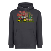 Smoke merry Christmas tractor tree Heavyweight Hoodie - CowhideDigitalArt