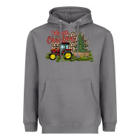 Storm merry Christmas tractor tree Heavyweight Hoodie - CowhideDigitalArt