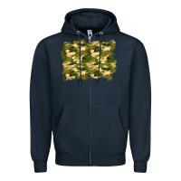 Navy camouflage background Zipper Hoodie - BundleAndBundleShop