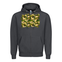 Smoke camouflage background Zipper Hoodie - BundleAndBundleShop