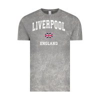 Cloud Rock Liverpool England Vintage Athletic Sports Design Vintage Tee - longCreatives