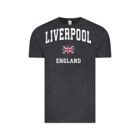 Vintage Black Liverpool England Vintage Athletic Sports Design Vintage Tee - longCreatives