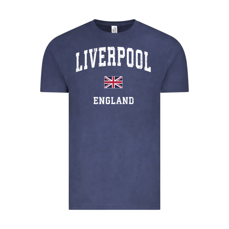 Liverpool England Vintage Athletic Sports Design Vintage Tee by longCreatives | Teevron