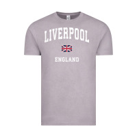 Vintage Zinc Liverpool England Vintage Athletic Sports Design Vintage Tee - longCreatives
