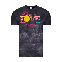 Cloud Black For The Love Of Softball Vintage Tee - Bettercallsaul
