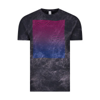 Cloud Black Bisexual Pride Subtle Bi Vintage Tee - longCreatives