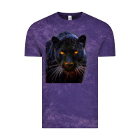Cloud Purple Black Panther, Big Cat T Vintage Tee - longCreatives