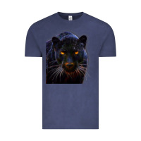 Vintage Denim Black Panther, Big Cat T Vintage Tee - longCreatives