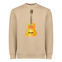 Mushroom mexican vihuela fa element 1 Heavyweight Sweatshirt - FaDigitalArtStudio