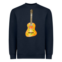 Navy mexican vihuela fa element 1 Heavyweight Sweatshirt - FaDigitalArtStudio