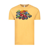 Vintage Mustard Blaze and the Monster Machines and Friends Vintage Tee - longCreatives