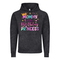 Vintage Black mommy of the birthday princess Vintage Hoodie - NancyCooperArtShop