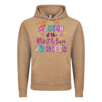 Vintage Coffee mommy of the birthday princess Vintage Hoodie - NancyCooperArtShop