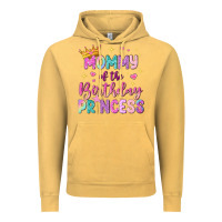Vintage Mustard mommy of the birthday princess Vintage Hoodie - NancyCooperArtShop