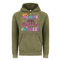 Vintage Olive mommy of the birthday princess Vintage Hoodie - NancyCooperArtShop