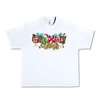 White Grammy Claus Urban Heavy Tee - texasbilliewilder