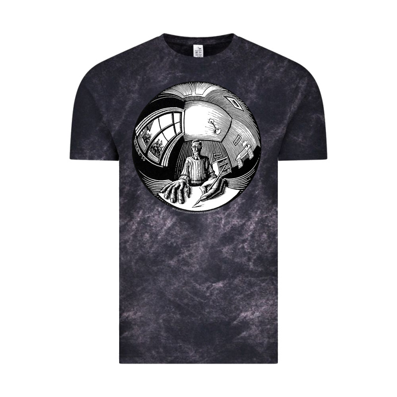 M.c. Escher Spherical Self Portrait Vintage Tee by longCreatives | Teevron
